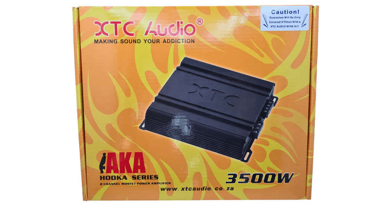 XTC AKA 3500W 2 Channel Amplifier