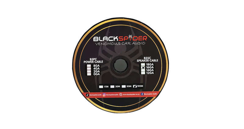 Blackspider BSSC16G 16 Gauge 100M Speaker Cable Roll