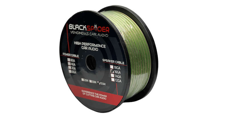 Blackspider BSSC16G 16 Gauge 100M Speaker Cable Roll