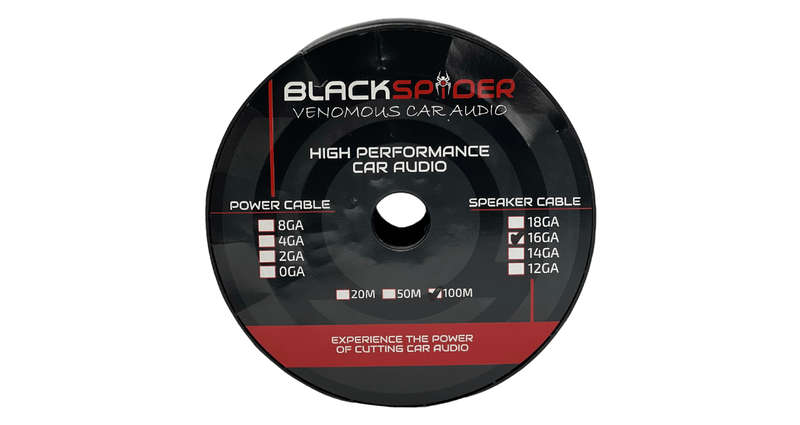Blackspider BSSC16G 16 Gauge 100M Speaker Cable Roll