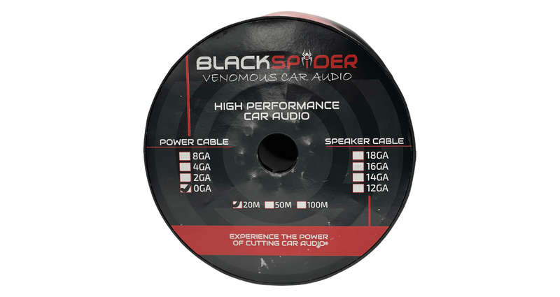 Blackspider BSPC0G 0 Gauge 20M Power Cable Roll