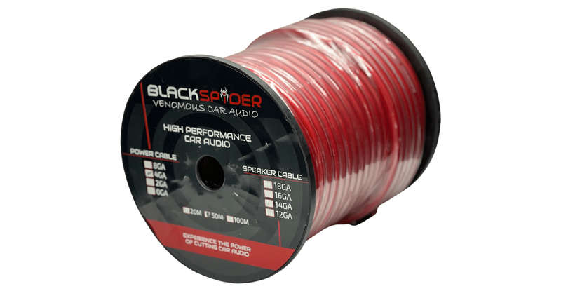 Blackspider BSPC4G 4 Gauge 50M Power Cable Roll
