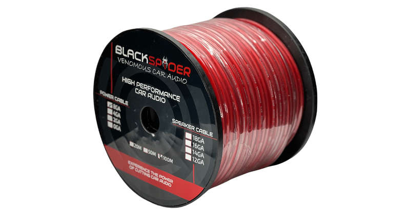 Blackspider BSPC8G 8 Gauge 100M Power Cable Roll