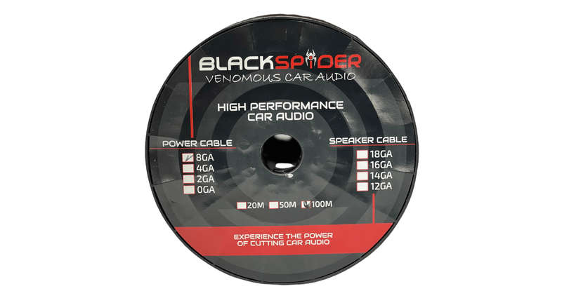 Blackspider BSPC8G 8 Gauge 100M Power Cable Roll