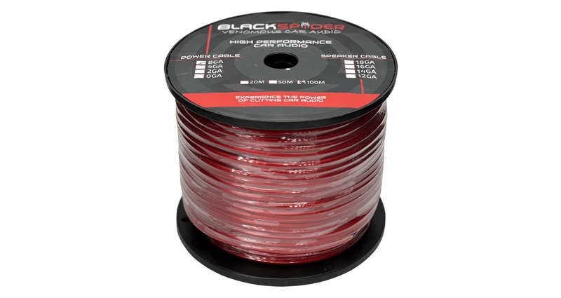 Blackspider BSPC8G 8 Gauge 100M Power Cable Roll