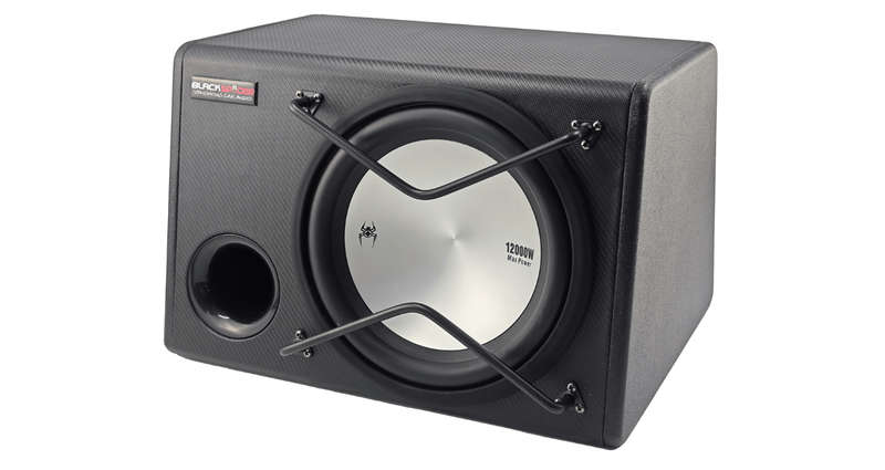 Blackspider BSW-B12A 12" 12000W Active Subwoofer in a Ported Box