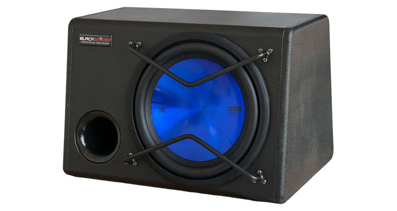 Blackspider BSW-B12A 12" 12000W Active Subwoofer in a Ported Box