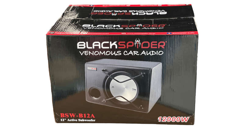 Blackspider BSW-B12A 12" 12000W Active Subwoofer in a Ported Box