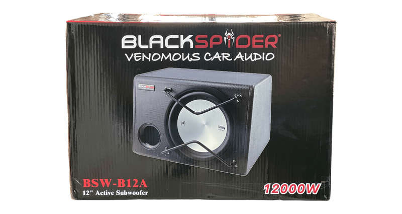 Blackspider BSW-B12A 12" 12000W Active Subwoofer in a Ported Box