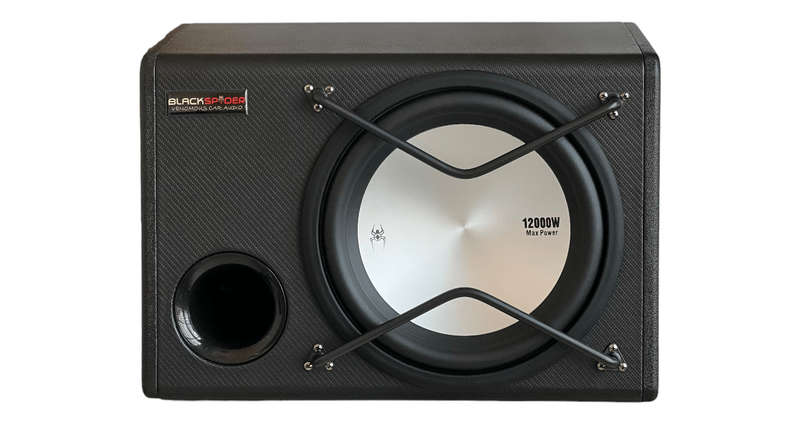 Blackspider BSW-B12A 12" 12000W Active Subwoofer in a Ported Box