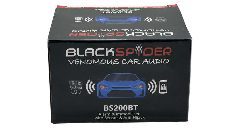 Blackspider BS200BT Remote Alarm &amp; Immobiliser with Bluetooth and Anti Hijack
