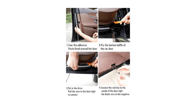 Car Door Warning Light Set