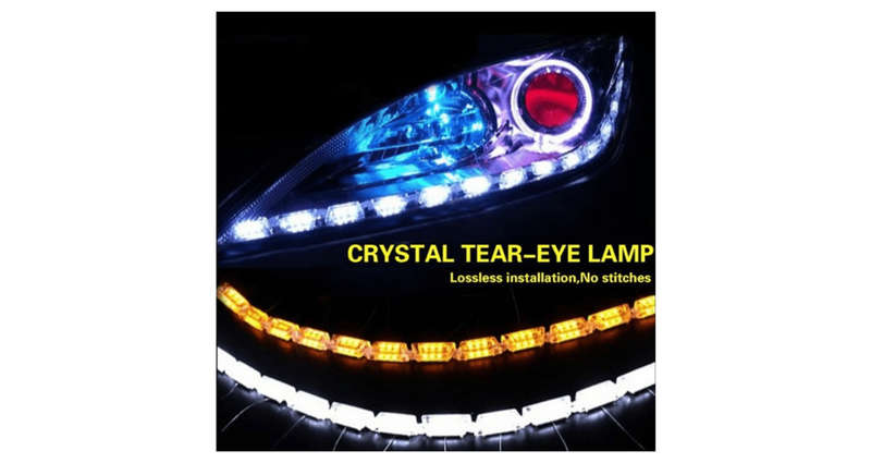 Crystal Tears Car Lights