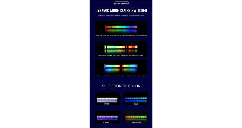 LED Piano Interior Light