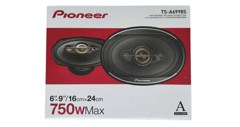 Pioneer TS-A6998S 6x9 750W 5-Way Speaker