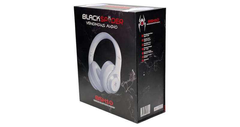 Blackspider BSH10 Bluetooth Headphones with RGB Lighting