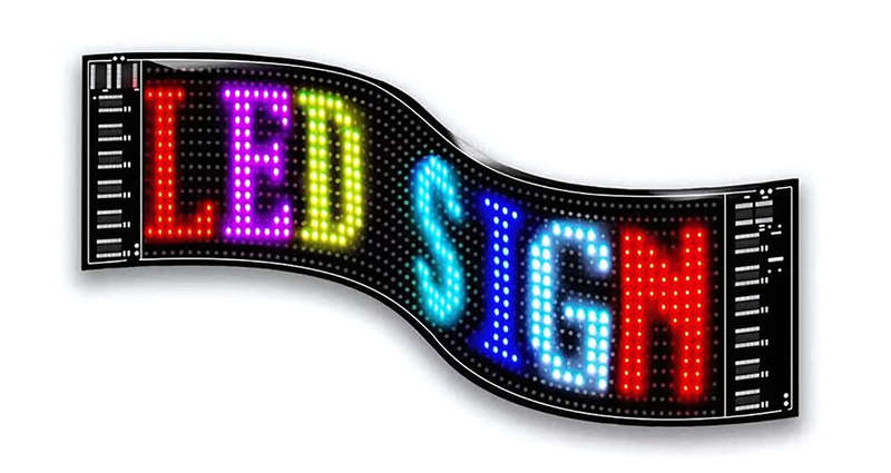 Flexible Colourful LED Matrix Panel App Controlled 16 x 32 Pixels