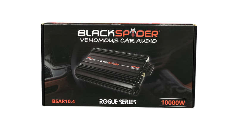 BlackSpider BSAR10.4 Rogue Series 10000W 4 Channel Amplifier