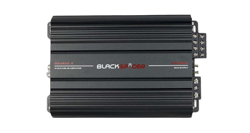 BlackSpider BSAR10.4 Rogue Series 10000W 4 Channel Amplifier