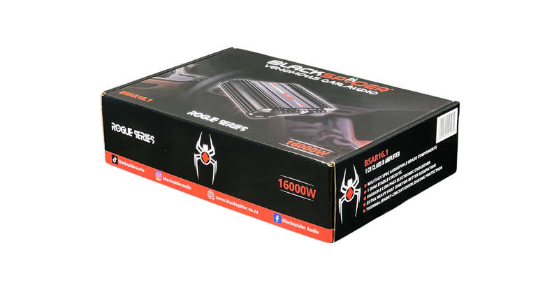 BlackSpider BSAR16.1 Rogue Series 16000W Monoblock Amplifier