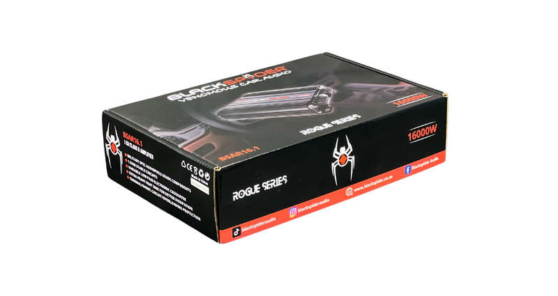 BlackSpider BSAR16.1 Rogue Series 16000W Monoblock Amplifier