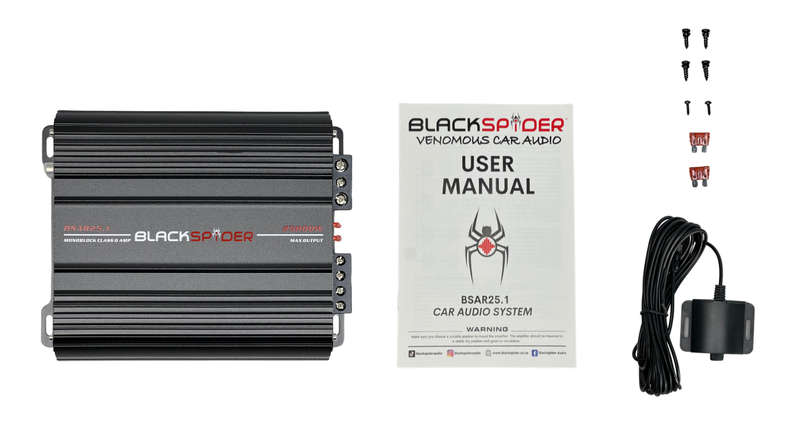 BlackSpider BSAR25.1 Rogue Series 25000W Monoblock Amplifier