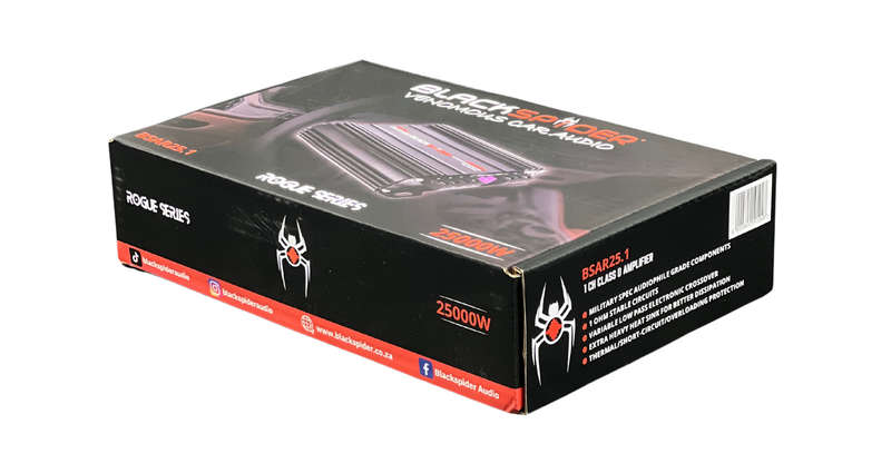 BlackSpider BSAR25.1 Rogue Series 25000W Monoblock Amplifier