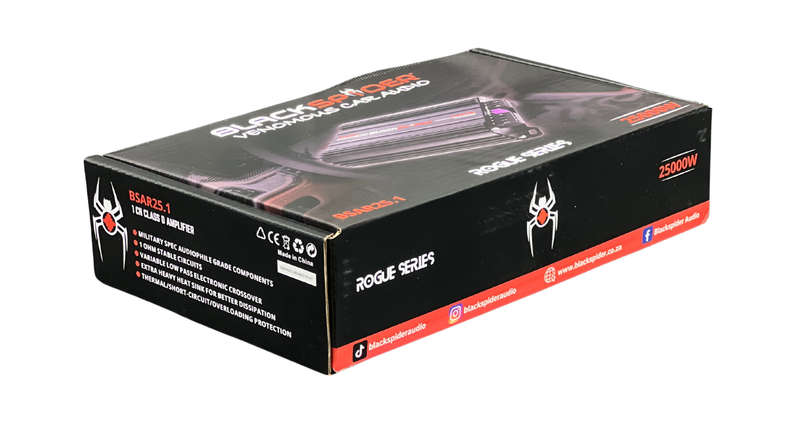 BlackSpider BSAR25.1 Rogue Series 25000W Monoblock Amplifier