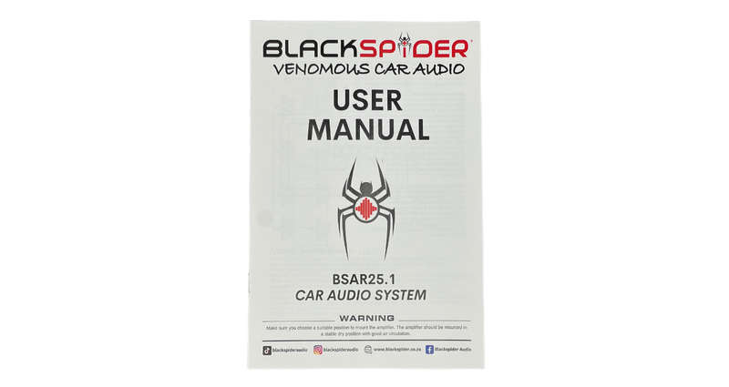 BlackSpider BSAR25.1 Rogue Series 25000W Monoblock Amplifier