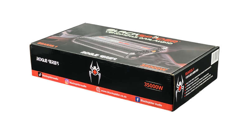 BlackSpider BSAR35.1 Rogue Series 35000W Monoblock Amplifier