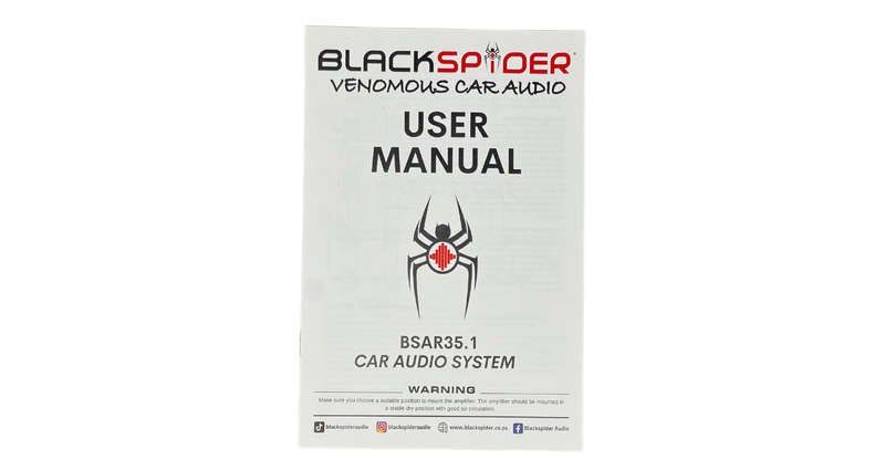 BlackSpider BSAR35.1 Rogue Series 35000W Monoblock Amplifier