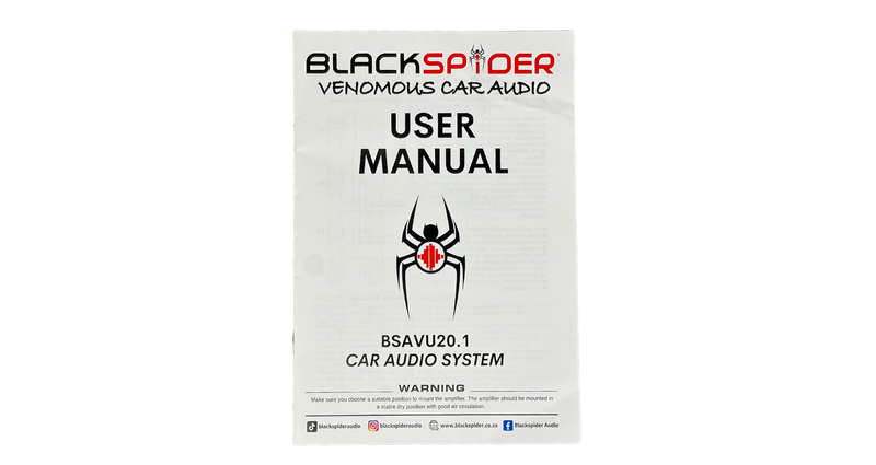 BlackSpider BSAVU20.1 Venom Unleashed 20000W Monoblock Amplifier