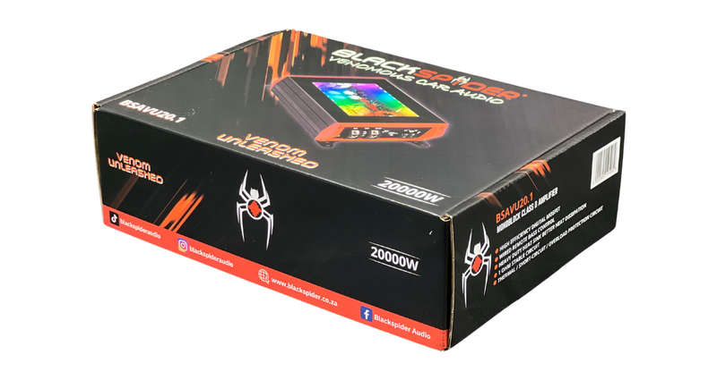 BlackSpider BSAVU20.1 Venom Unleashed 20000W Monoblock Amplifier