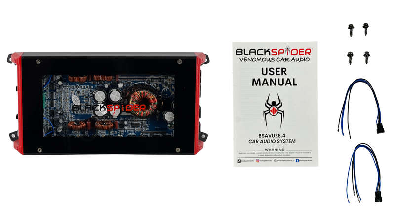 BlackSpider BSAVU25.4 Venom Unleashed 25000W 4 Channel Amplifier