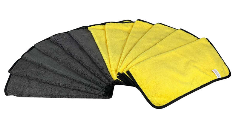 BlackSpider BSVD006 12PC Premium Microfibre Towels