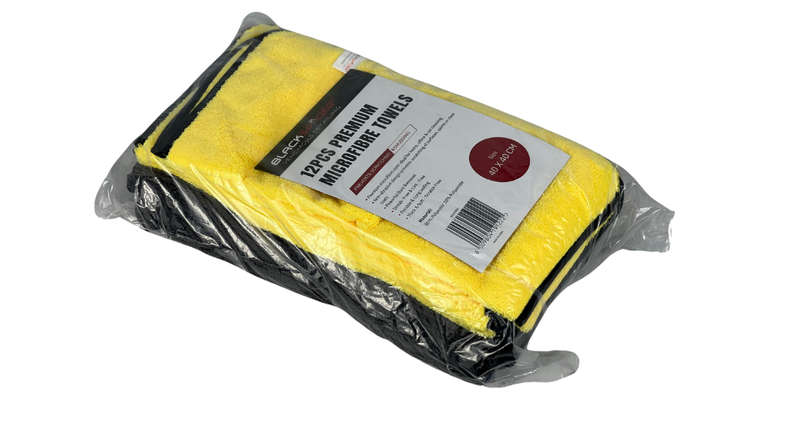 BlackSpider BSVD006 12PC Premium Microfibre Towels