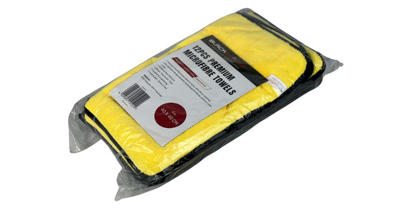 BlackSpider BSVD006 12PC Premium Microfibre Towels