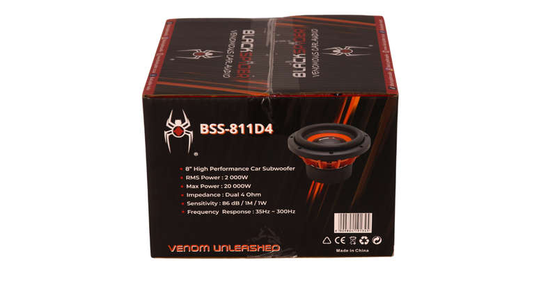 BlackSpider 8" 20000W Venom Unleashed Subwoofer