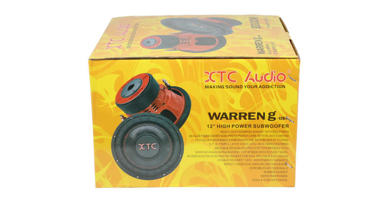 XTC Warren G 12" 8000W Subwoofer
