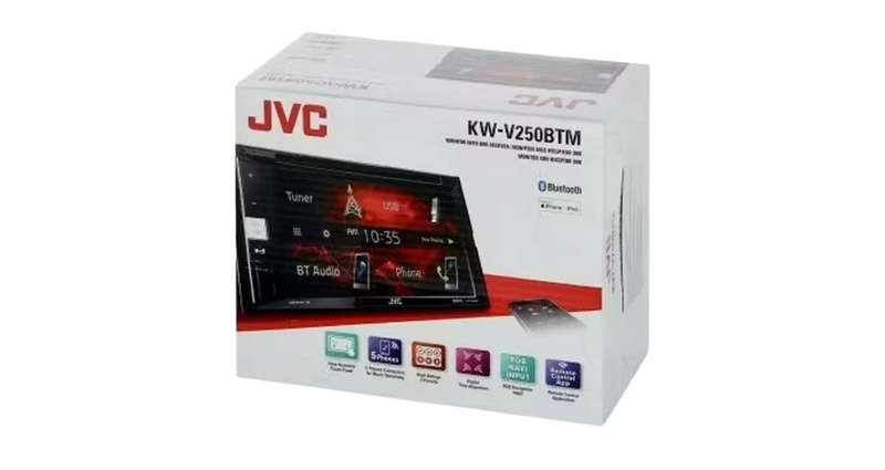 JVC KW-V250BTM 6.2" Bluetooth CD/ DVD Radio