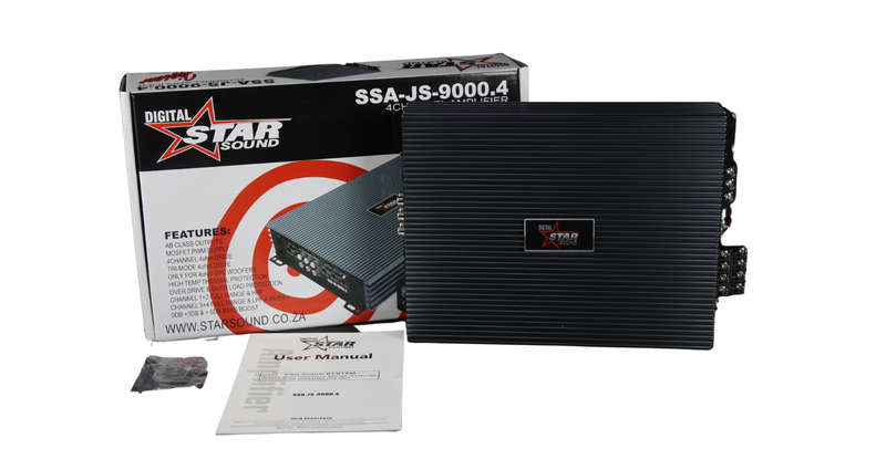 StarSound Jigsaw SSA-JS-9000.4 9000W 4 Channel Amplifier