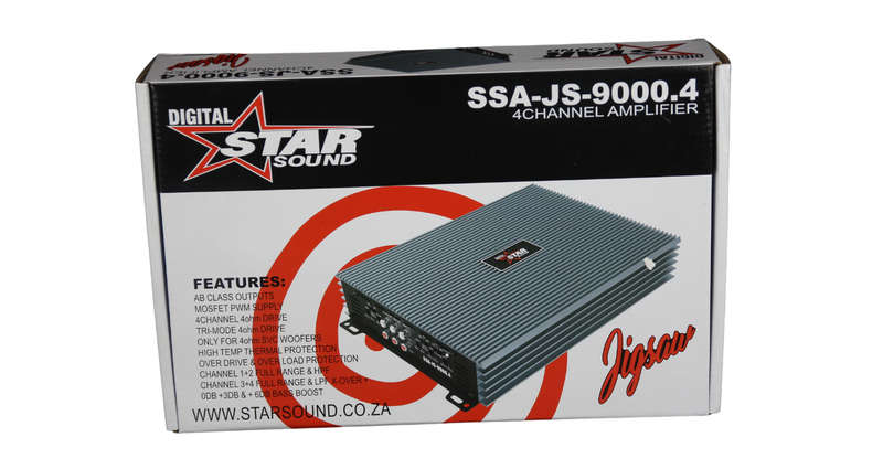 StarSound Jigsaw SSA-JS-9000.4 9000W 4 Channel Amplifier