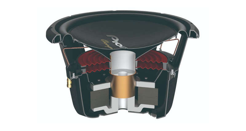 Pioneer TS-W3004D4 12" 2400W DVC Subwoofer