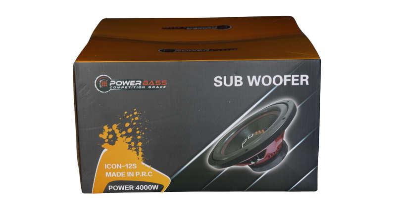 PowerBass ICON-12S 12" 4000W SVC Subwoofer