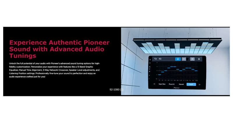 Pioneer DMH-AP6650BT 9" Bluetooth RDS AV Receiver Radio