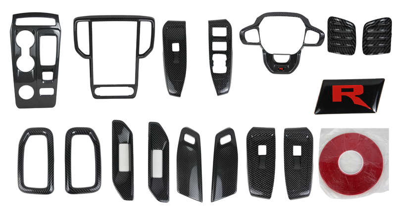 Ford Ranger 2023-2024 Interior Carbon Fibre Kit