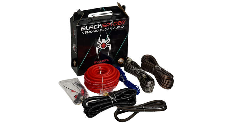 BlackSpider BSAK4GFC 4 Gauge 45000W Wiring Kit