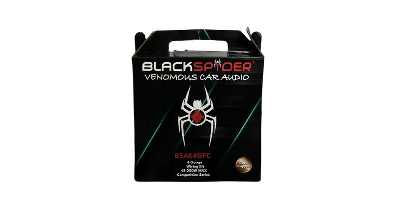 BlackSpider BSAK4GFC 4 Gauge 45000W Wiring Kit