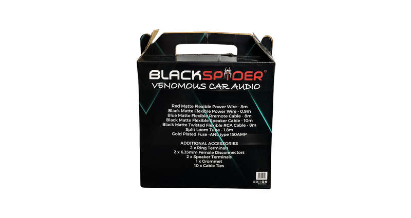 BlackSpider BSAK4GFC 4 Gauge 45000W Wiring Kit