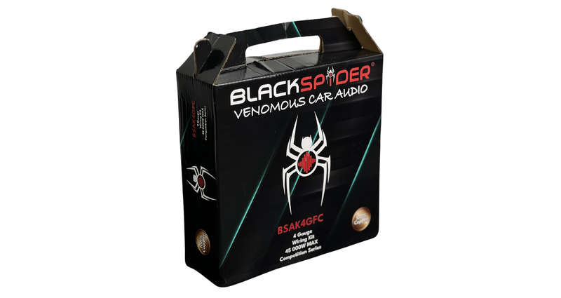 BlackSpider BSAK4GFC 4 Gauge 45000W Wiring Kit